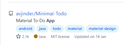 Project name in Github for the localization process