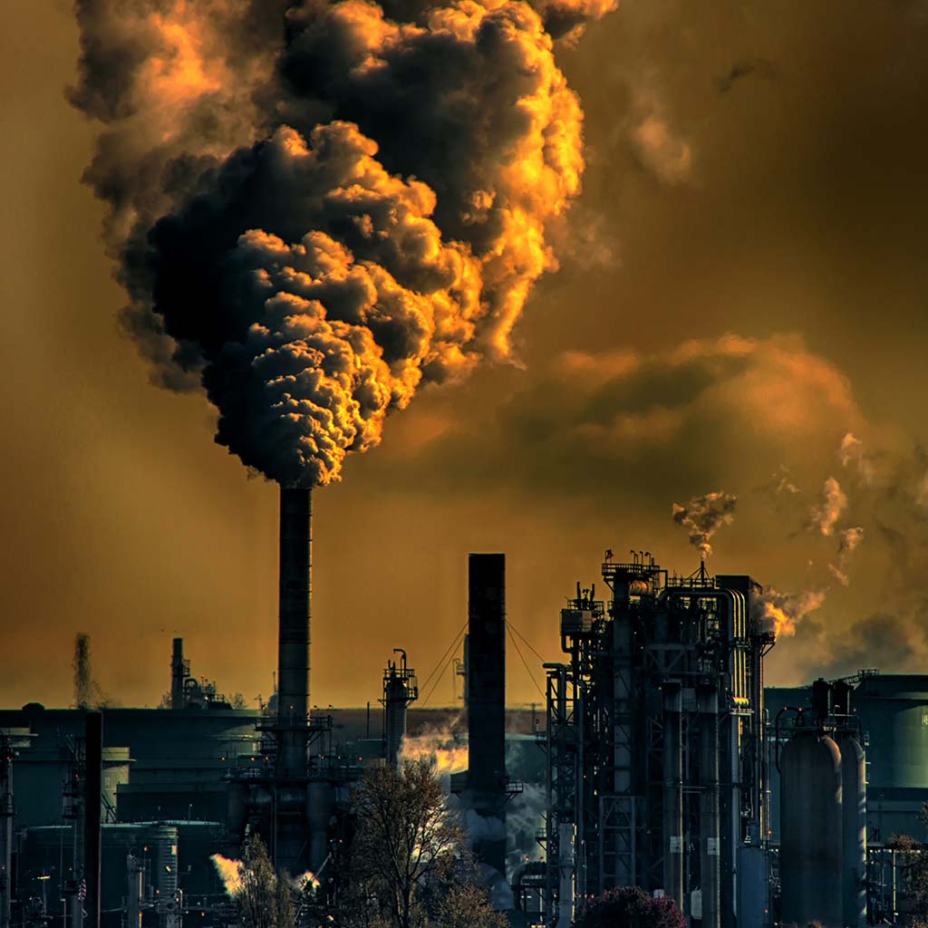 CO2 emissions ESG report.