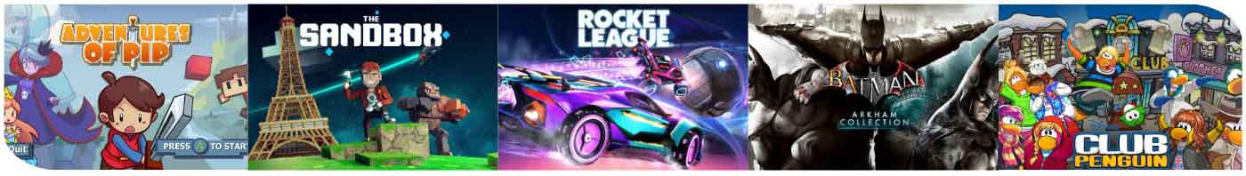 Gamerscribes's portfolio of localization projects including Batman Arkham Collection The Sandbox Rocket League and then some